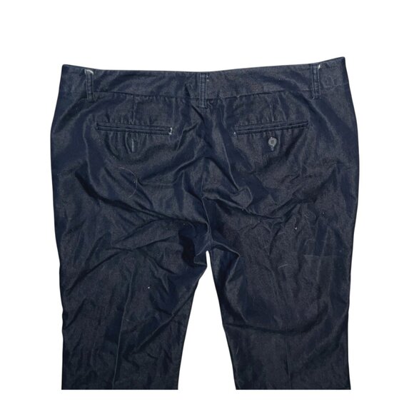 New York & Company Womens Navy Blue Straight-Leg Pants Size 10 Average - Picture 11 of 11